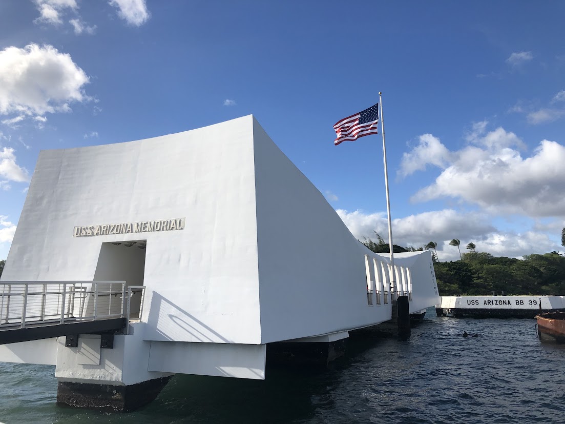 USS Arizona Memorial is a must visit Pearl Harbor site