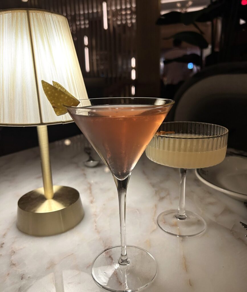 The cocktails at 1587 Prime are refreshing and sophisticated.