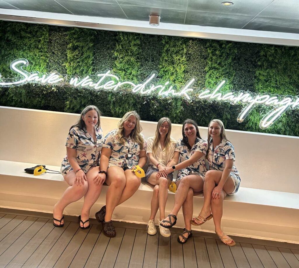 Pajama Night is held on the first night on the cruise Virgin Voyages’ Scarlet Lady