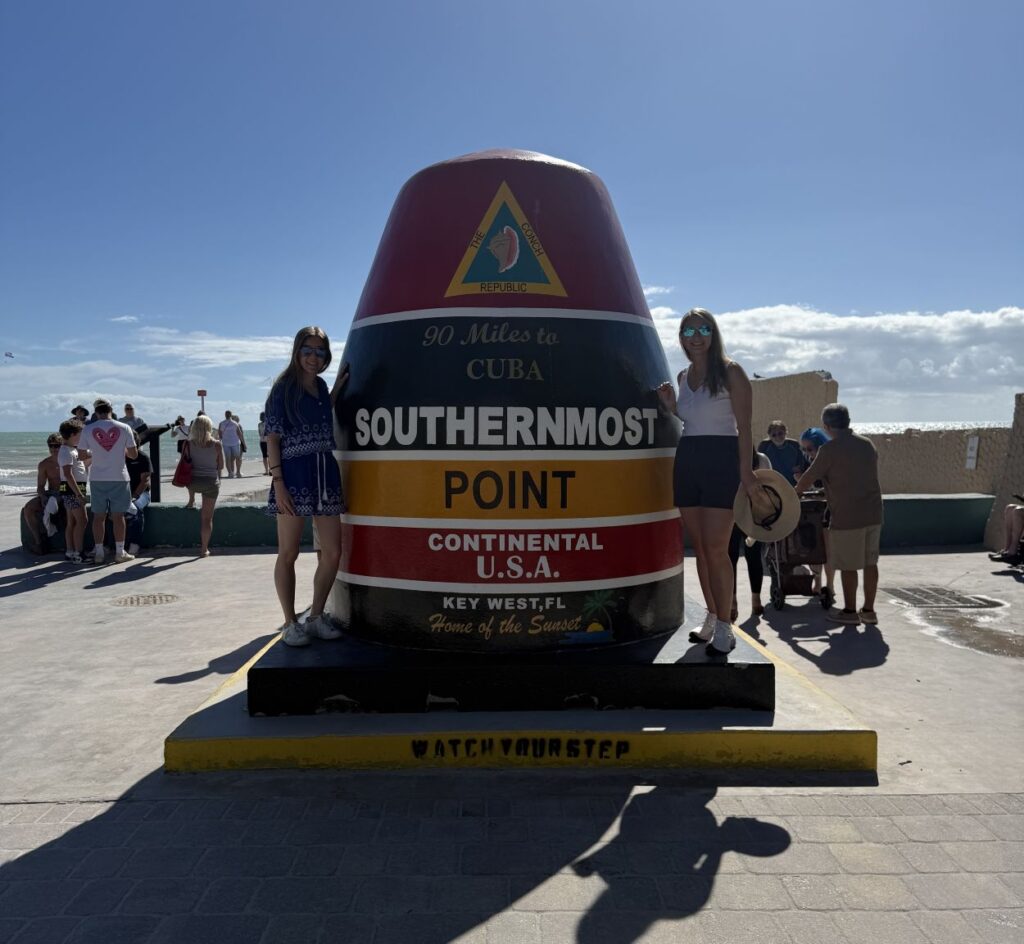 The southern most point of Continental USA visited at Key West