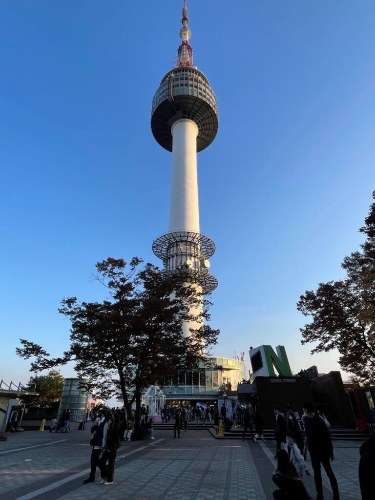 The N Seoul Tower in Namsen Mountain is a top destination in Seoul for city views