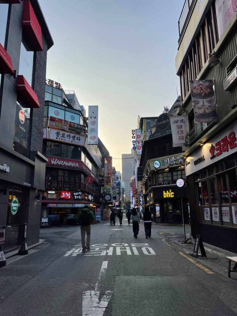 City view of Seoul, South Korea, visited on a vacation