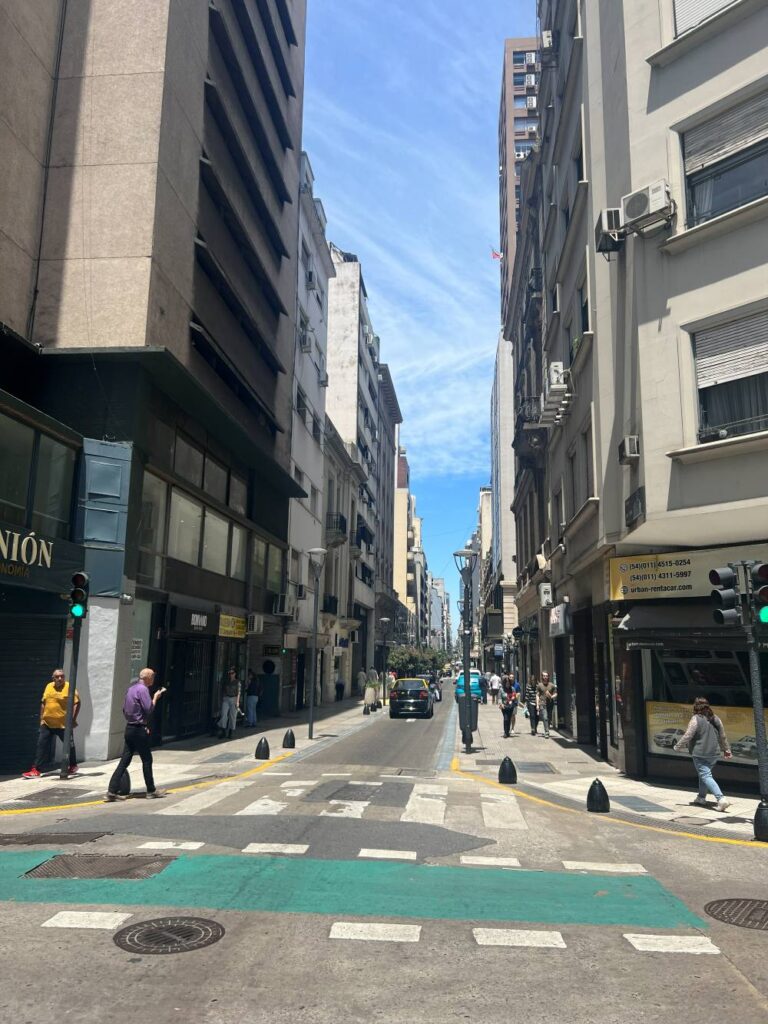 European style architecture in Recoleta and Microcentro visited on a two day Buenos Aires trip.