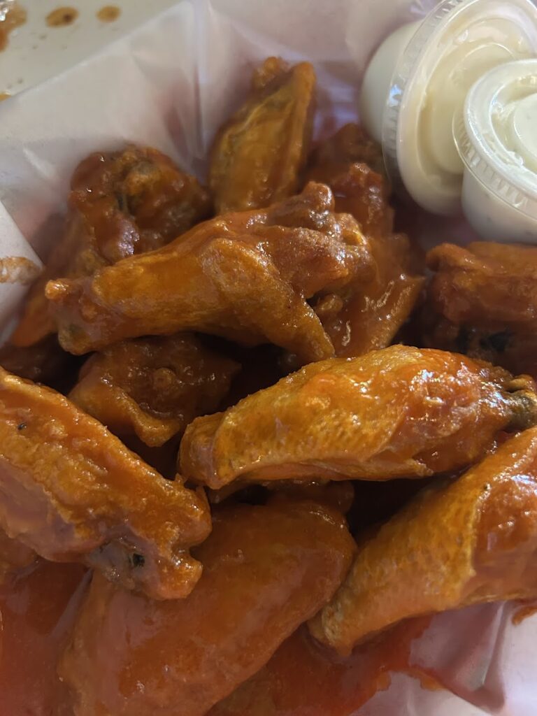 Buffalo Wings served at Buffalo Chips Restaurant in Bonita Springs, Florida