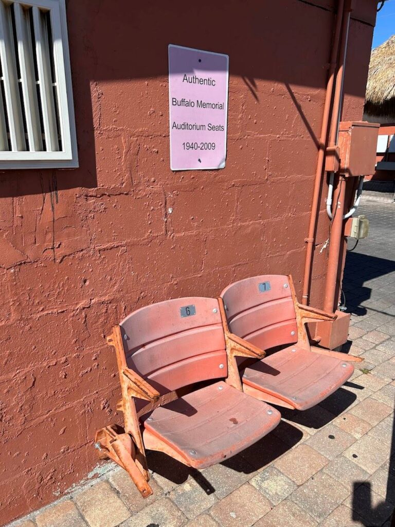 Authentic Buffalo Memorial Auditorium Seats from 1940-2009