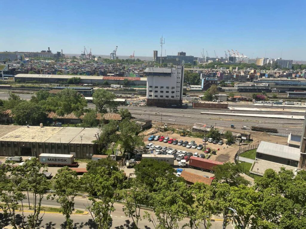 A panoramic view of the city on Buenos Aires, Argentina visited on a short trip.