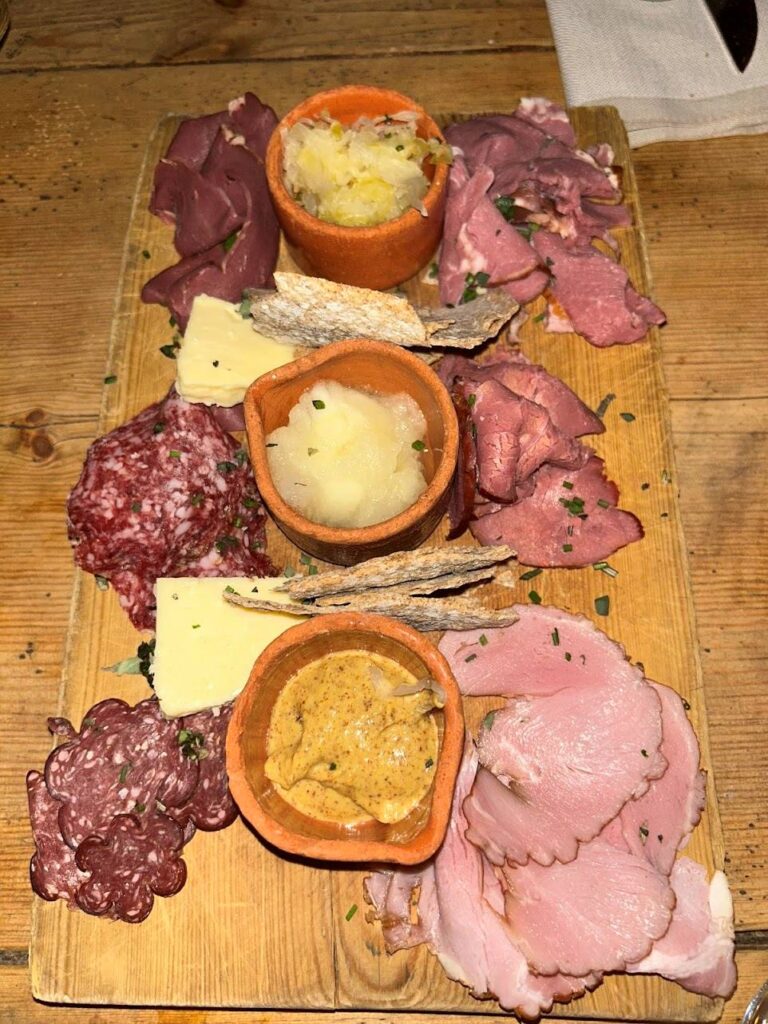 Traditional Nordic meal served at Aifur Krog & Bar during a Viking-themed dining experience