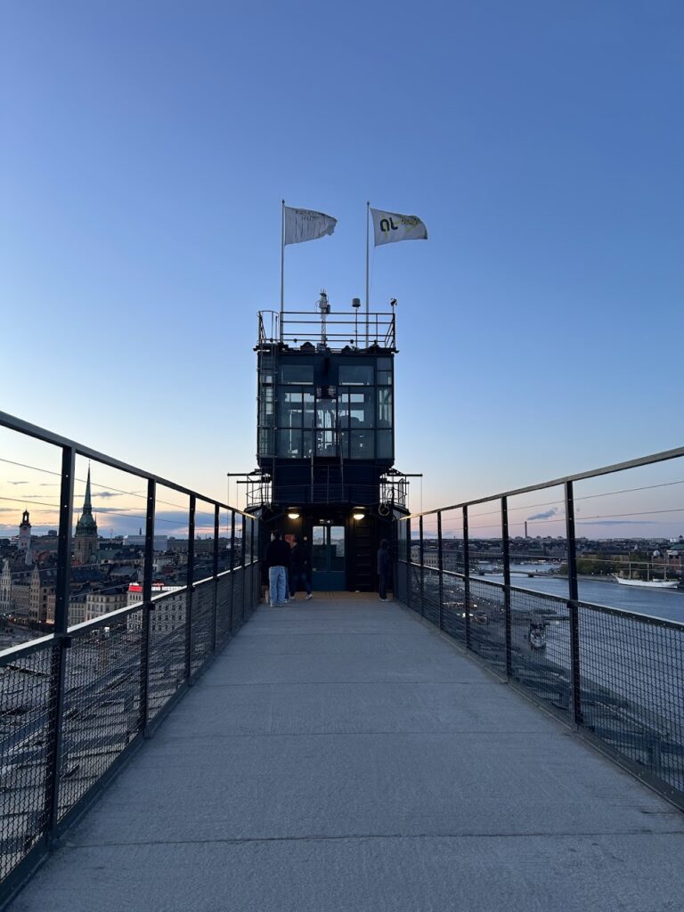 The Katarinahissen — a historic elevator and viewing platform in Stockholm.