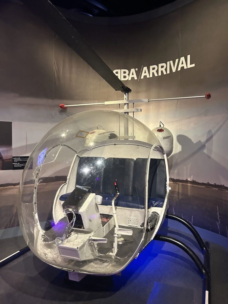 Interactive exhibits inside ABBA The Museum celebrating the legendary Swedish band