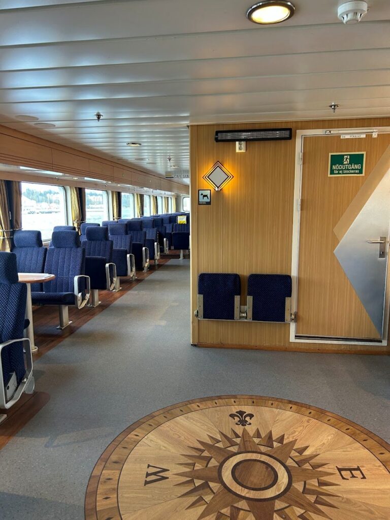 Ferry arriving at Vaxholm in the Stockholm archipelago