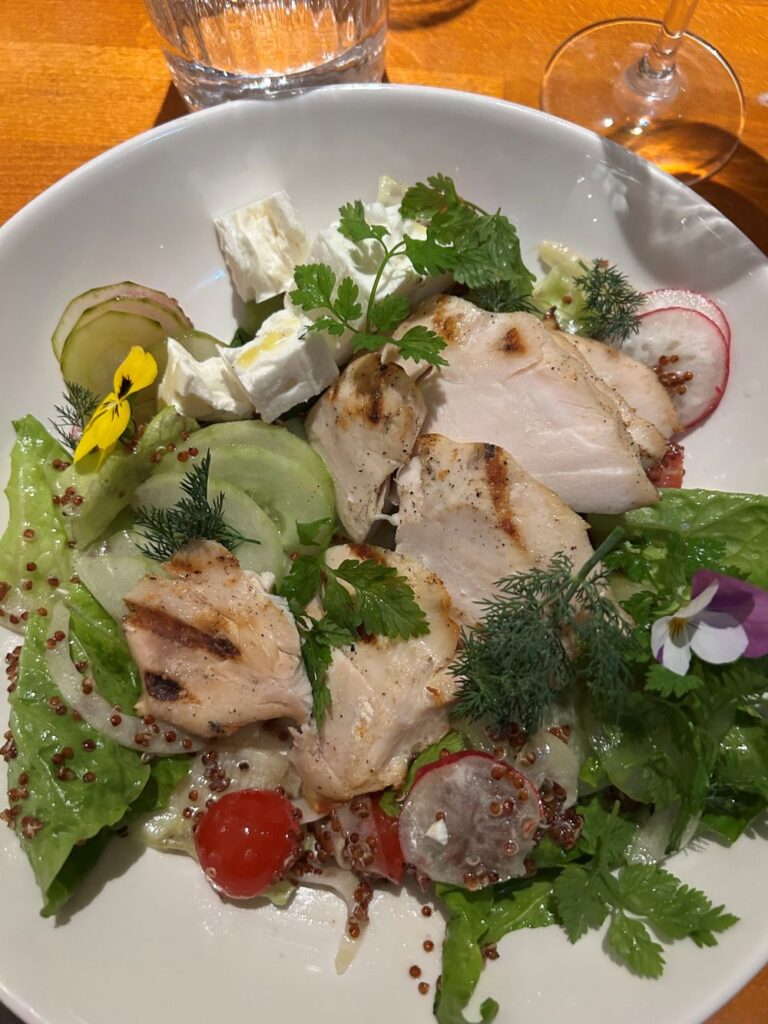 Beautifully presented Nordic cuisine at Hilton Helsinki Kalastajatorppa with waterfront views of the Baltic Sea
