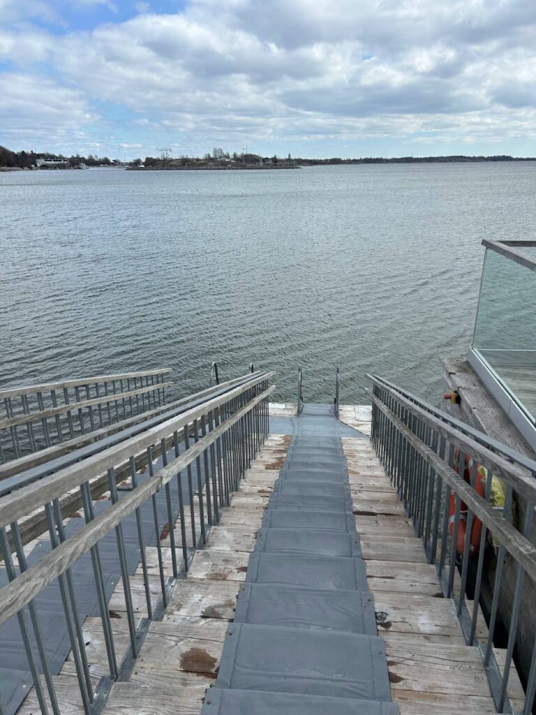 Iconic waterfront setting of Löyly combining Finnish design and sauna culture