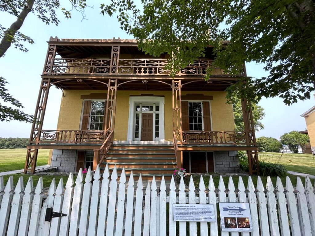 Educational exhibits and preserved battlefields at Sackets Harbor Battlefield State Historic Site