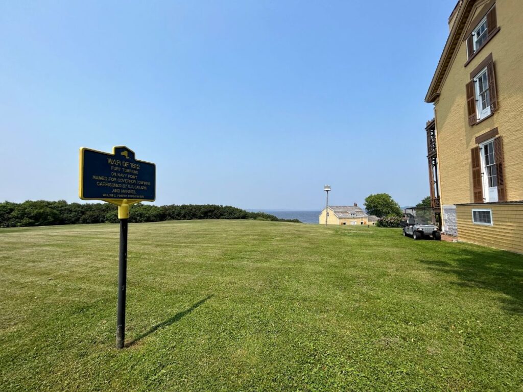 Walking trails through the preserved landscape of Sackets Harbor Battlefield State Historic Site