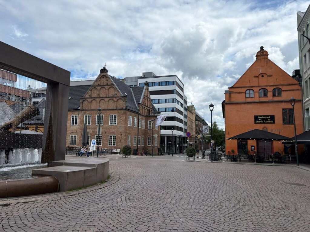 Guided walking tour passing Oslo's iconic landmarks and picturesque streets in the heart of the city.