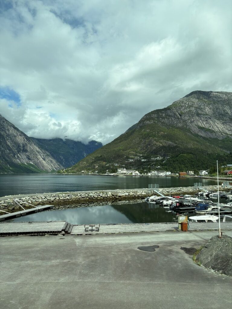 Rugged scenery and dramatic landscapes on the Hardangervidda during a Norway road trip