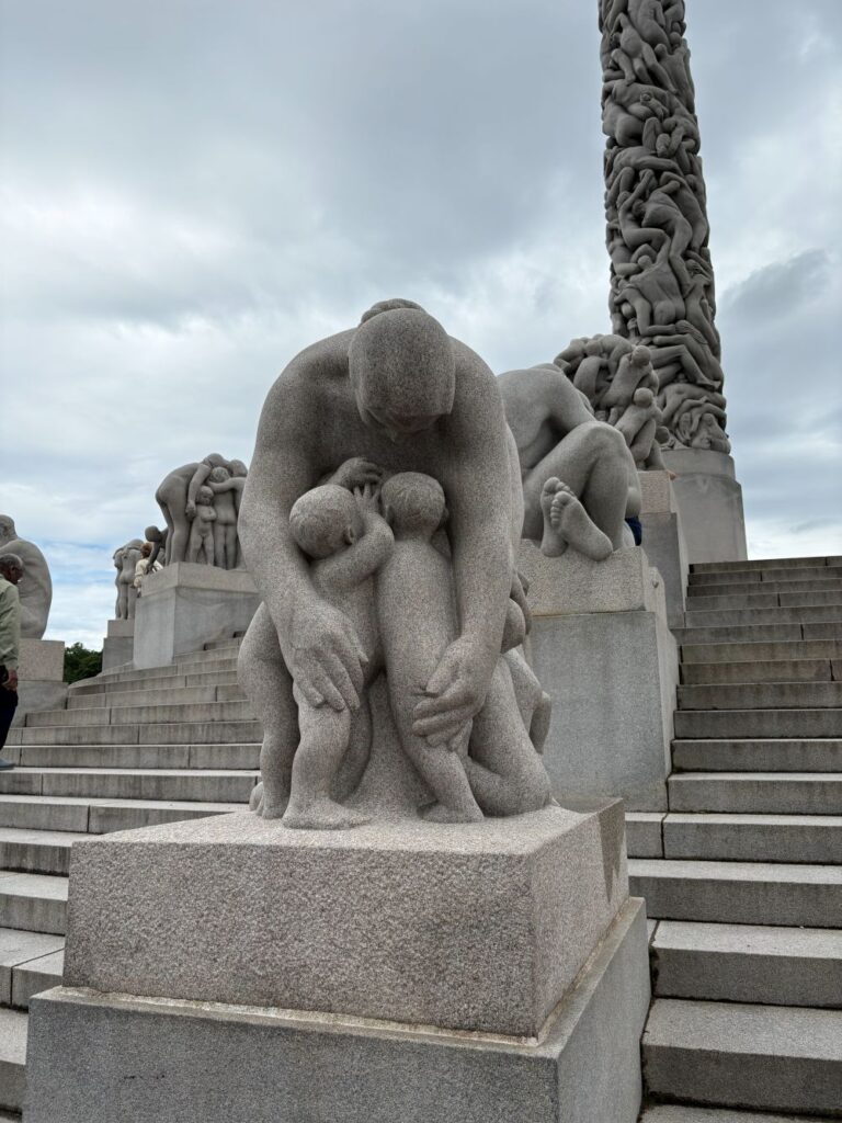 Granite sculptures in Oslo's Vigeland installation.