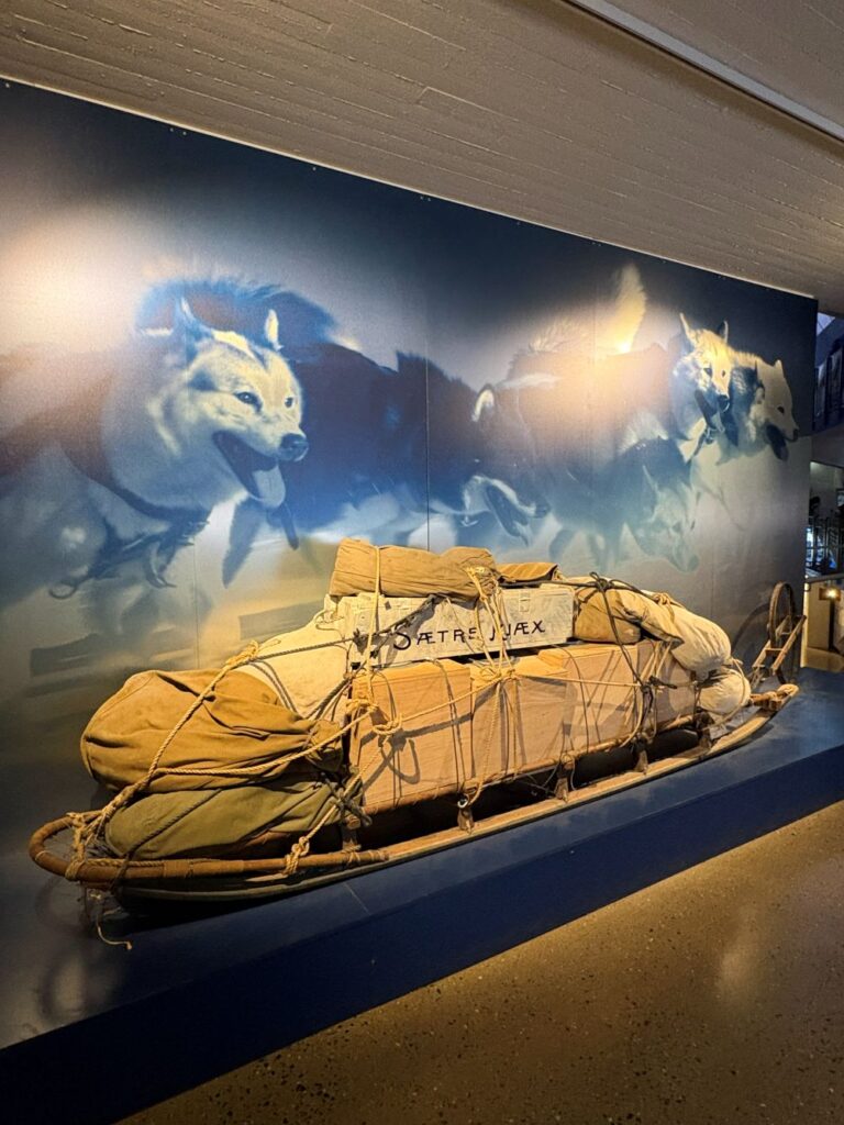 Interior exhibits at Oslo's Kon-Tiki Museum.