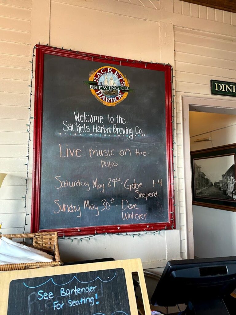 Cozy dining room at The Barracks Inn Restaurant & Bar featuring historic charm and waterfront scenery