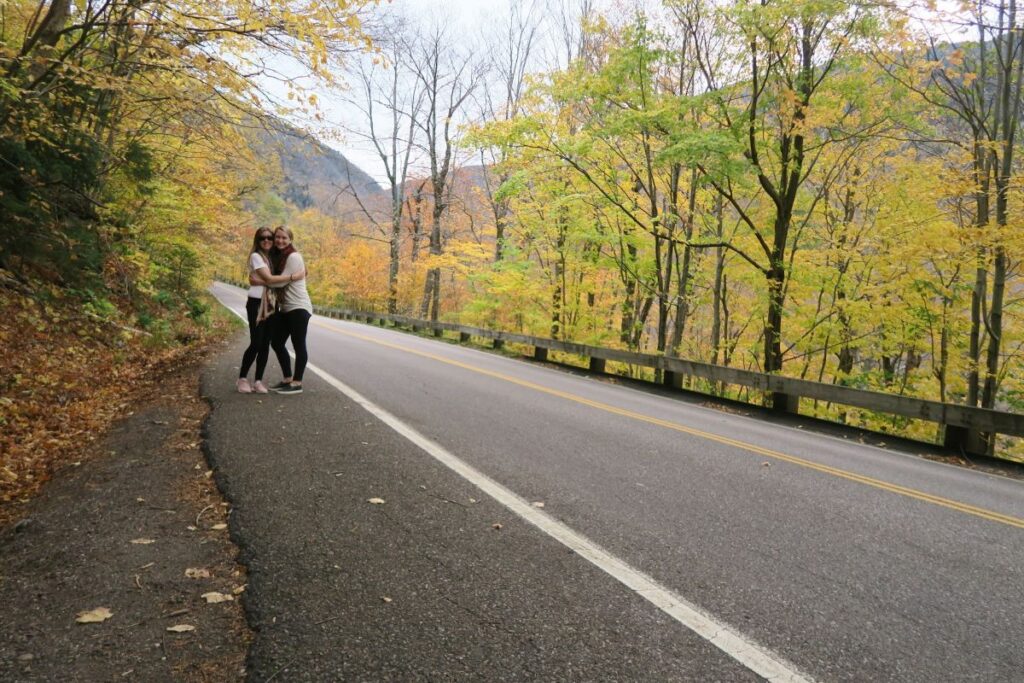 Travel bloggers their experience visiting Vermont during autumn on a road trip.