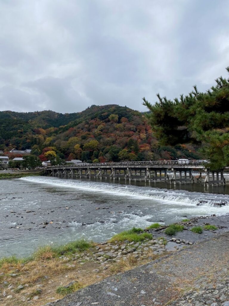 Tofuku-ji is a Kyoto in fall highlight, with dense red and orange maple foliage creating unforgettable views across the grounds.