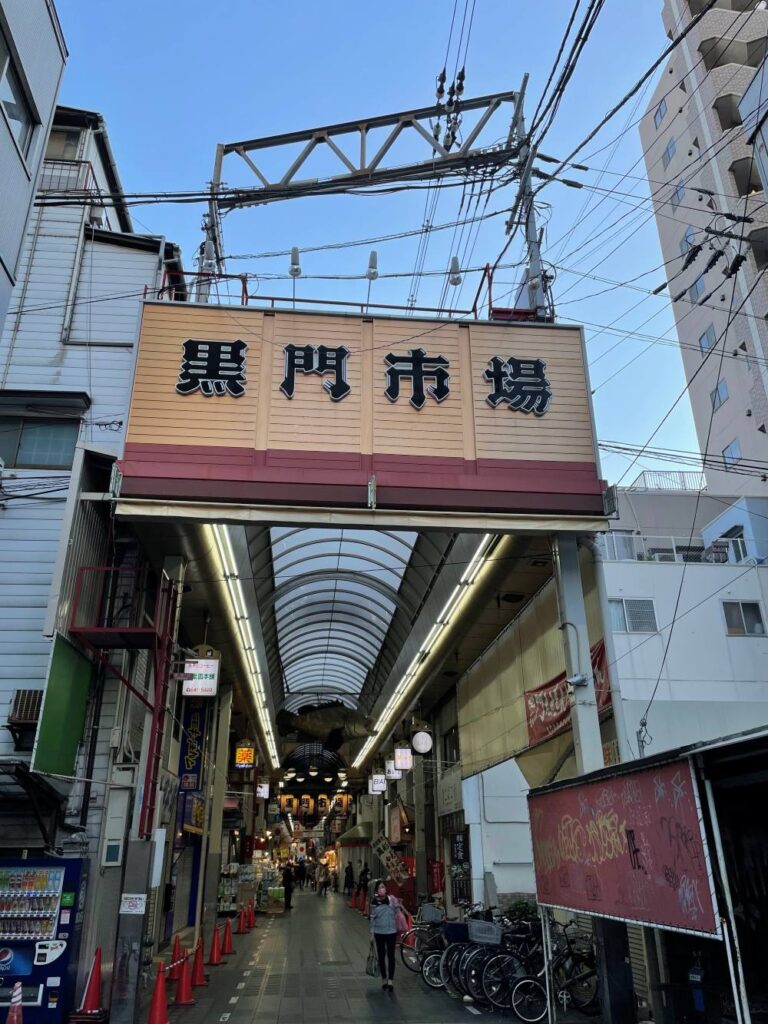 Kuromon Ichiba Market is a must visit on a Day Osaka trip.
