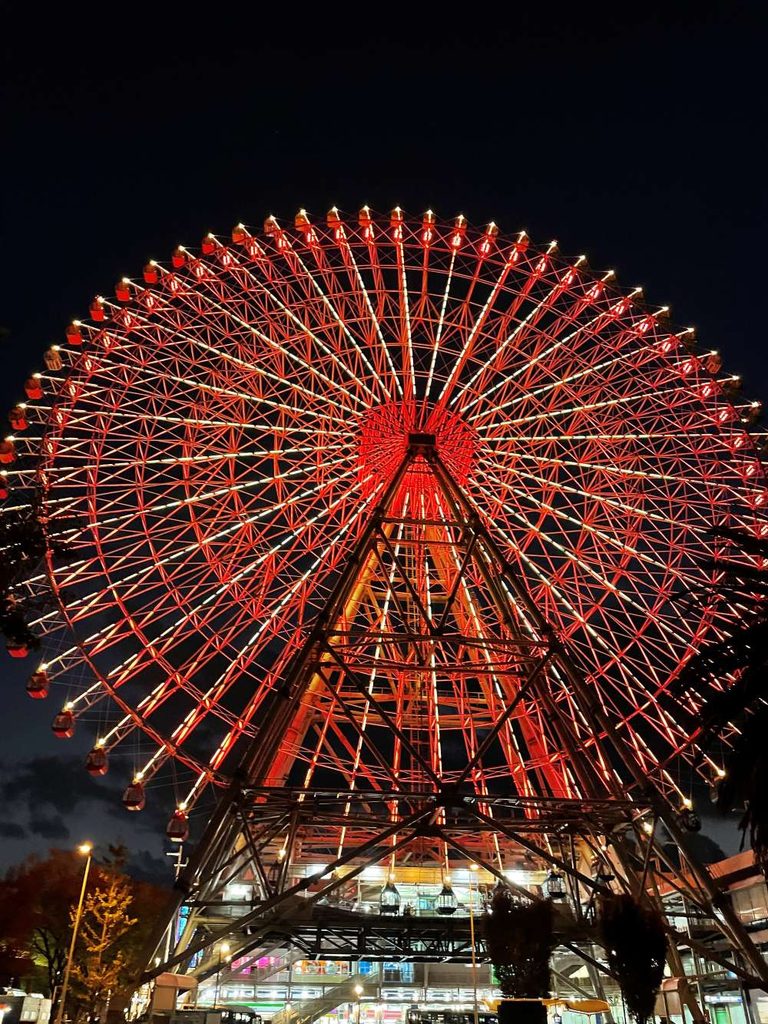 A Tempozan Ferris Wheel ride is a must on a 3 day Osaka visit.
