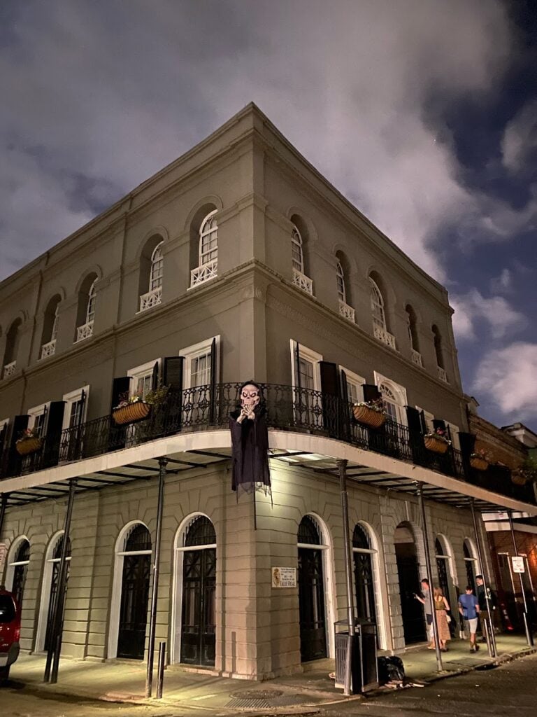 The mysterious LaLaurie Mansion during a two-day haunted New Orleans trip through the atmospheric French Quarter