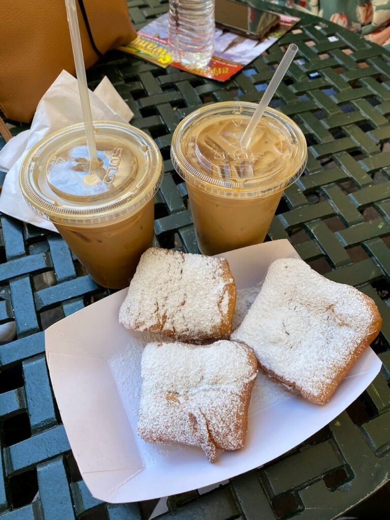 Cafe Beignet near Jackson Square is a must visited on a New Orleans Halloween exploration.
