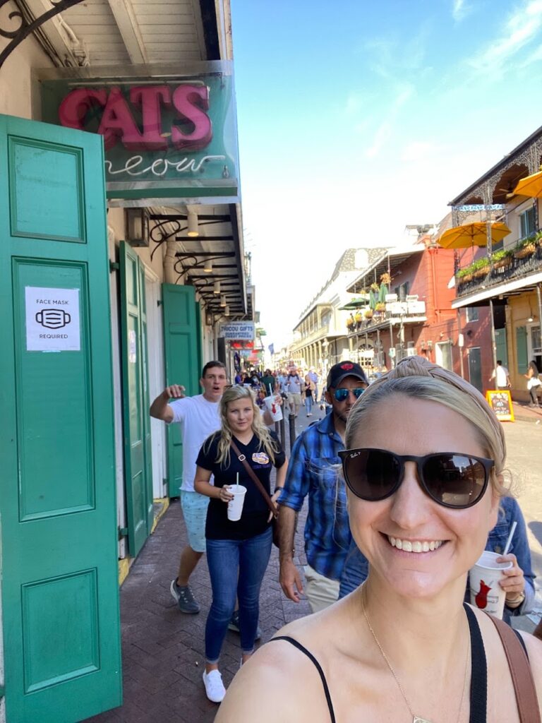 Girls trip exploring the top activities to do in New Orleans.