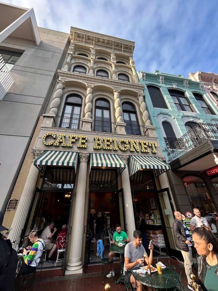 Cafe hoping in popular cafes like Cafe Beignet, Cafe Du Monde etc is a popular experience in New Orleans