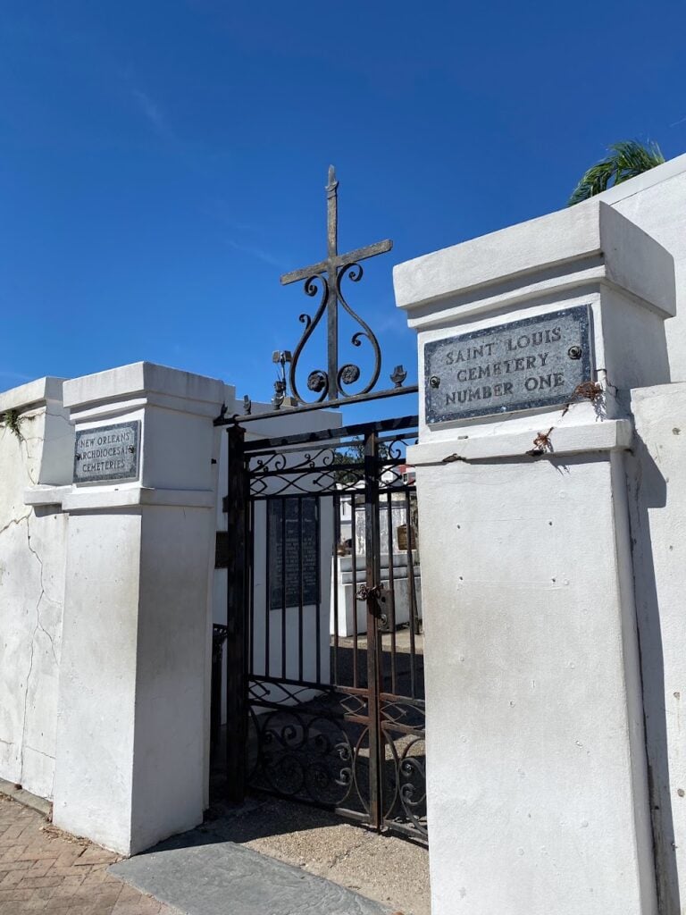 St. Louis Cemetery No. 1 on a 2 Day Haunted New Orleans Itinerary, filled with historic above-ground tombs