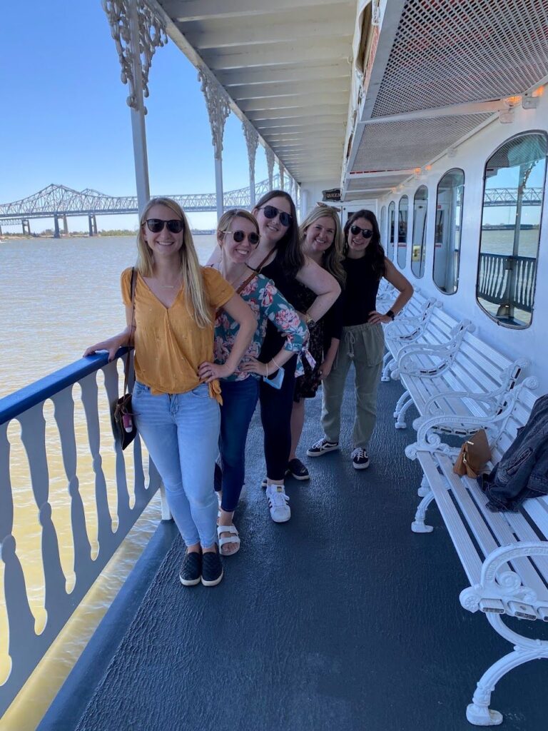 Mississippi River Cruise on a girls trip to New Orleans