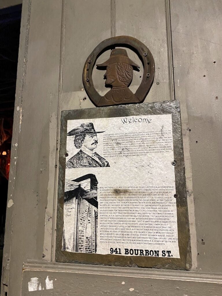 Historic Lafitte’s Blacksmith Shop Bar featured on a 2-day New Orleans ghost itinerary exploring spooky historic landmarks